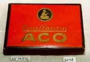Pappschachtel für 25 Stück Zigaretten "Constantin ACO"