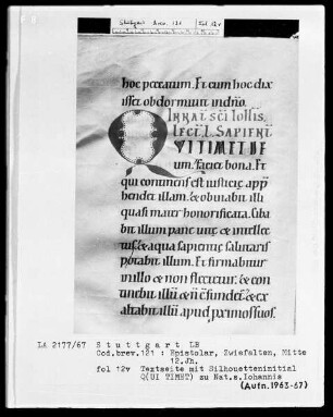 Festepistolar — Initiale Q(ui timet), Folio 12verso