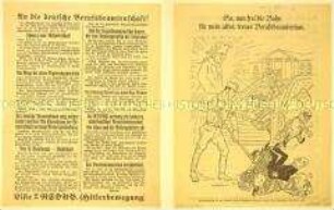 Programmatischer Wahlaufruf der Nationalsozialisten an die Berufsbeamten anlässlich der Reichstagswahl Juli 1932