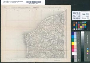 Karte von Frankreich 1:80.000. Gruppe II: Boulogne 3 B. [Kartographische Abtheilung der Königl. Preuss. Landes-Aufnahme]