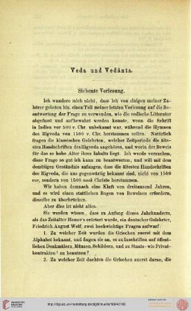 Veda und Vedânta