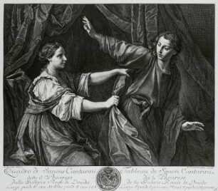 Simone Cantarini: Josef und das Weib Potiphar's