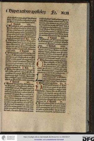 Super actibus apostolorum. Capitulum I.