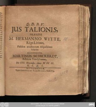 Ius Talionis