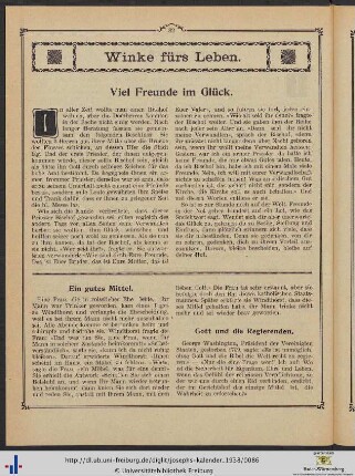 Winke fürs Leben.