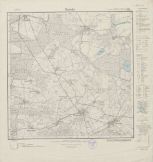 2637 (alte Nr.: 1224) Marnitz, Meßtischblatt (4cm - Karte)