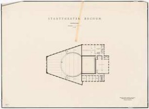 Schauspielhaus, Bochum: Grundriss DG 1:200
