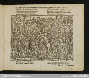 Saguntum die Statt wirt von Hannibals Kriegßvolck belägert. XLVII.