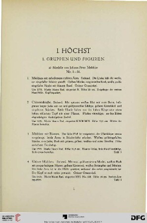1. Gruppen und Figuren (Nr. 1-89)