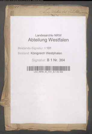 Liquidation des Zunftvermögens im Kanton Nieheim