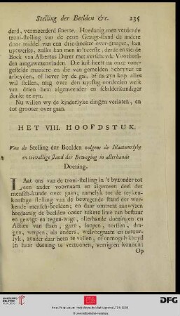 VIII. Hoofdstuk
