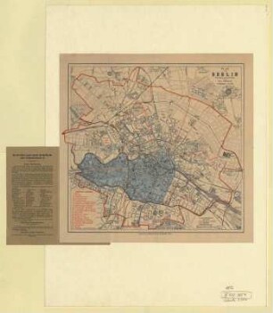 Radfahrer-Plan von Berlin