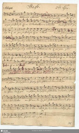 Basso. 2ter. Chor.