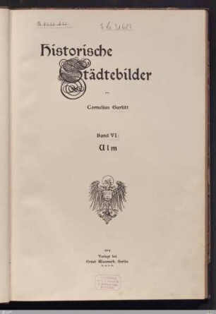 6 : Ser. 2; H. 1: Ulm