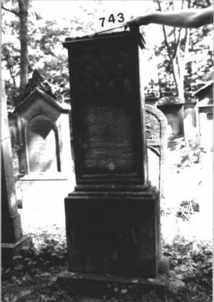 Grabstein 743