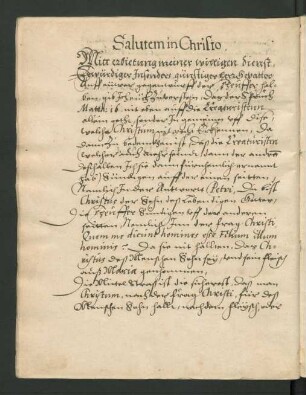 Zweites Sendschreiben (6.7.1585)