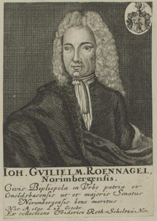 Bildnis des Iohannes Gvilielmus Roennagel