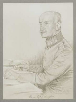 [Bildnis Hugo Friedrich] Freiherr von Freytag-Loringhoven