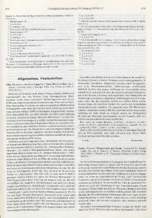 873-874 [Rezension] Görg, Manfred und Bernhard Lang, Neues Bibel Lexikon, Lfg. 1: Aaron - Artemis