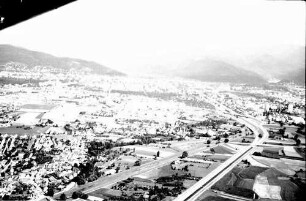 Freiburg: Zubringer Mitte mit Lehen und Weingarten