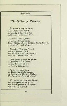 Die Gräber zu Ottensen
