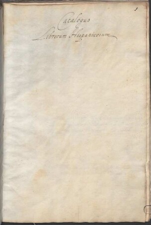 München, Hofbibliothek (17. Jh.): Standortkatalog der spanischen Drucke, ca. 1654/62 - BSB Cbm Cat. 138