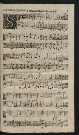 Partitura Organica. I. Jesu, dein Angedencken macht, [et]c.