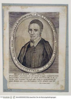 Porträt Ioannis Baptista Conradi