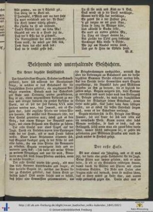 Belehrende und unterhaltende Geschichten.