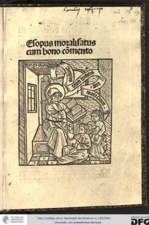 Esopus moralisatus cum bono commento.