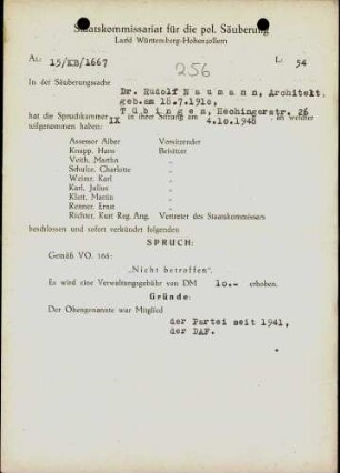 Naumann, Rudolf, Dr.