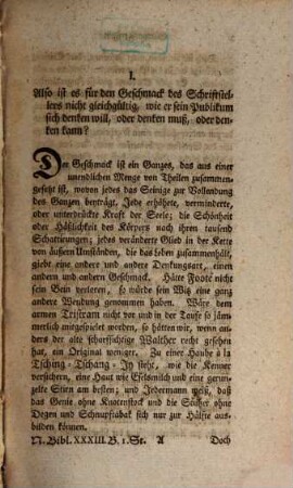 Neue Bibliothek der schönen Wissenschaften und der freyen Künste. 33. 1787
