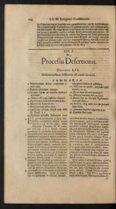 Tit. V. De Processu Desertionis.