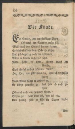 Der Knabe