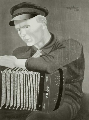 Elbeschiffer mit Ziehharmonika