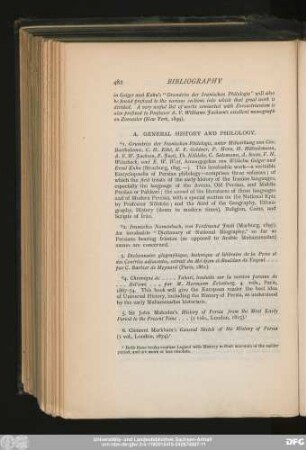 A. General History And Philology.