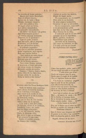 ¡Pobre patria mía! : [Poesía]
