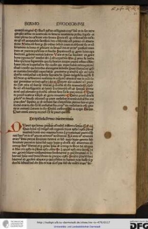 De epistola, sermo duodecimus.