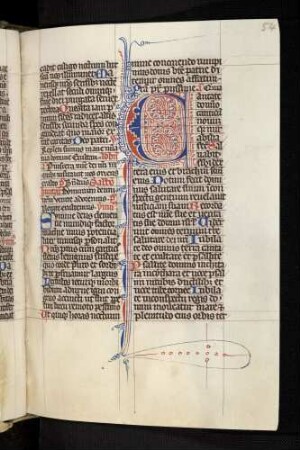 Zierinitiale (Hymnus): C(antate domino)