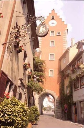 Meersburg: Gasthausschild Bären, Tor