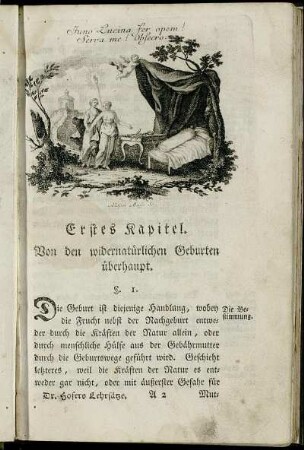 Erstes Kapitel. Von den widernatürlichen Geburten überhaupt.