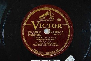 Down the Volga : (Folksong of the Volga)