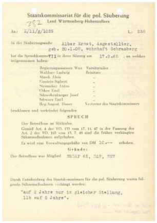 Alber, Ernst