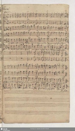 Choral: Allda will in süßen Schätzen
