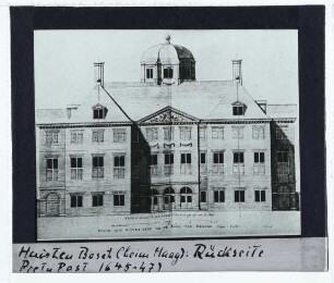 Den Haag, Huis ten Bosch : Stich, Aufriss