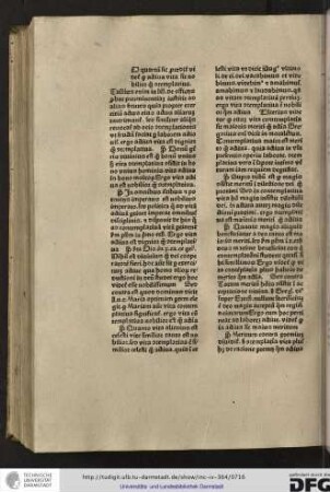 [A]d quartum sic proceditur videtur quod activa vita sit nobilior quam contemplativa.