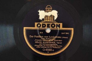Der Postillon von Lonjumeau : 1. Akt, Postillonlied "Freunde, vernehmet die Geschichte" / (Adam)