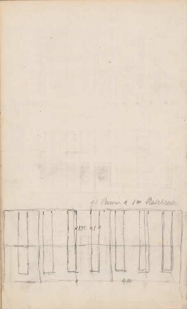 Universitätsbibliothek, Greifswald: Grundriss (aus: Skizzenalbum 3)