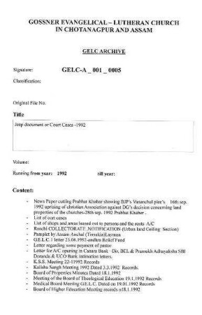 Jeep Document or Court Cases 1992