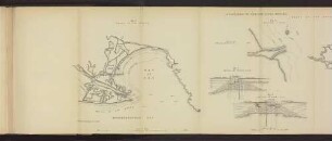 Plate 20. IMPROVEMENT OF TIDELESS RIVER MOUTHS. DELTA OF THE DANUBE. Fig. 1. bis Fig. 5.